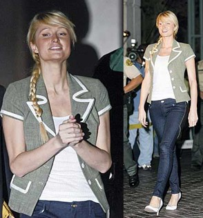 paris hilton out of jail