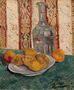 Still Life with Carafe and Lemons ���