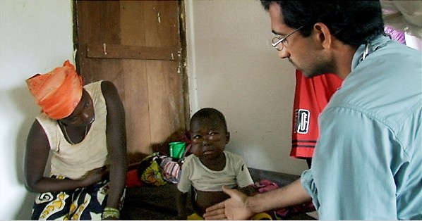 Red Floor PicturesDavinder Gill, right, in Liberia in the documentary “Living in Emergency: Stories of Doctors Without Borders.”